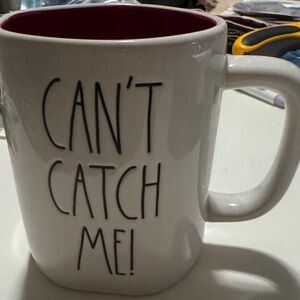 Rae Dunn Catch Me If You Can Gingerbread Man Ceramic Mug